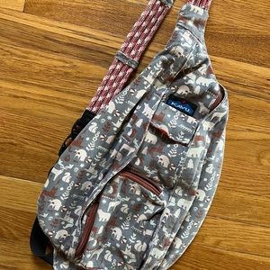 Kavu Woodland Creatures Rope Sling Shoulder Bag